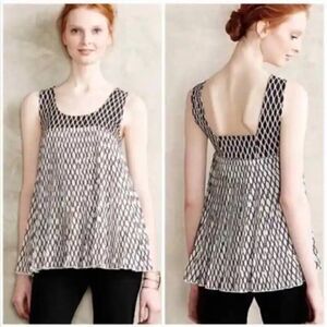 Deletta Anthro Pleated Top
